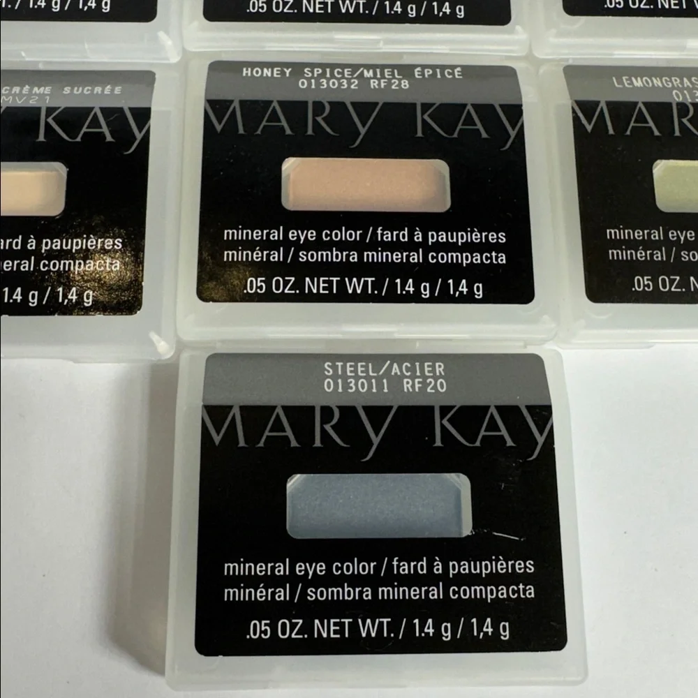 Mary Kay Mineral Eye Color Collection .05 oz/1.4g Lot of 7 Shades